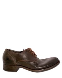 Officine Creative | Brown Washed Horse Lace-up Shoes for Men | Lyst