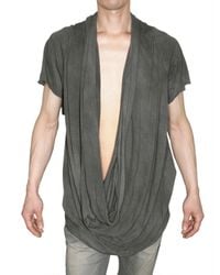 Pleasure Principle | Gray Ultra Thin Cotton Jersey T-shirt for Men | Lyst