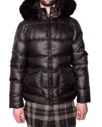 Pyrenex | Black Fox Fur Hooded Sport Jacket for Men | Lyst