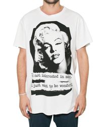 Paura | White Marylin Oversized Raw Cut T-shirt for Men | Lyst