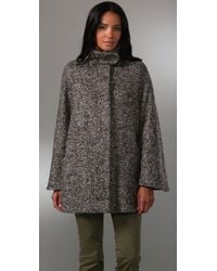 See By Chloé | Gray Cape Coat | Lyst