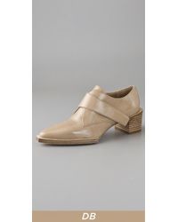 Alexander Wang | Natural Ines Patent Leather Loafers | Lyst