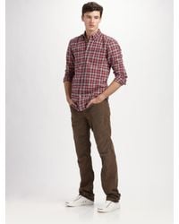 7 For All Mankind | Purple Austyn Straight-leg Corduroy Jeans for Men | Lyst