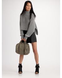 Alexander Wang | Black Double Box Pleat Shorts | Lyst