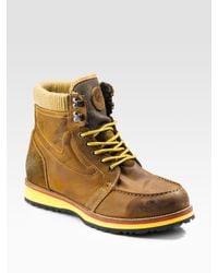 DIESEL | Yellow Catch 78 Awol Ankle Boots for Men | Lyst