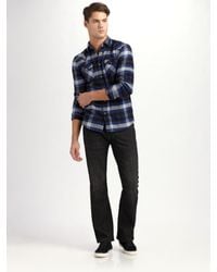 DIESEL | Blue Zatiny Slim Bootcut Jeans for Men | Lyst