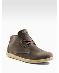 DIESEL | Green Midtown Suede Chukka Boots for Men | Lyst