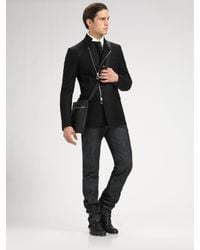 Dior Homme | Black Asymmetric Blazer for Men | Lyst