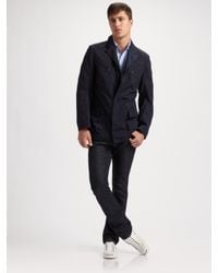 Elie Tahari | Blue Four-pocket Jacket for Men | Lyst