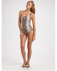 Michael Kors | Natural Python Print Bikini | Lyst
