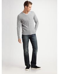 Rock & Republic | Blue Vaughn Studded Straight-leg Jeans for Men | Lyst