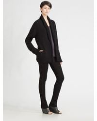 T By Alexander Wang | Black Grandpa Cardigan | Lyst