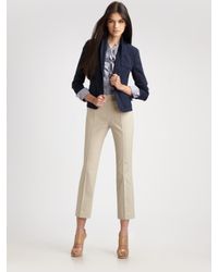Akris Punto | Blue Long Sleeve Two-button Jacket | Lyst