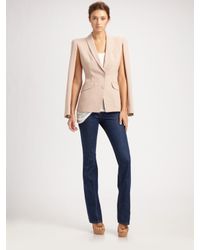 Alexander McQueen | Pink Open Sleeve Tuxedo Jacket | Lyst