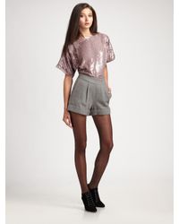 Alice + Olivia | Pink Sequin Top | Lyst
