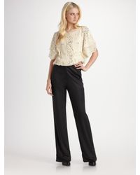 Brian Reyes | Natural Silk Print Blouse | Lyst