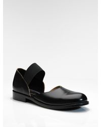 Comme des Garçons | Black Cdg Elastic Mary Jane Flats | Lyst