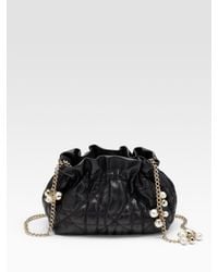 Dior | Black Delices Gaufre Cannage Mini Bag | Lyst