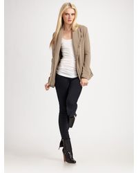 James Perse | Gray Cotton-twill Jacket | Lyst