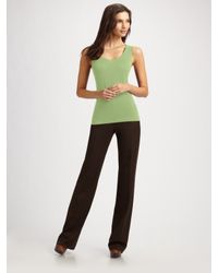 Lafayette 148 New York | Green Merino Wool Tank Top | Lyst