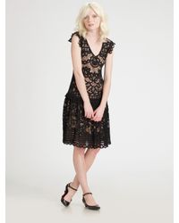 Marc By Marc Jacobs | Black Bronte Lace Dress | Lyst
