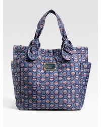 Marc By Marc Jacobs | Blue Pretty Nylon Little Tate Tote | Lyst