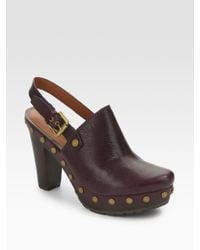 Marc By Marc Jacobs | Purple Slingback Clogs | Lyst