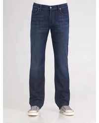 7 For All Mankind | Black 7 For All Mankind 'austyn' Relaxed Straight Leg Jeans for Men | Lyst