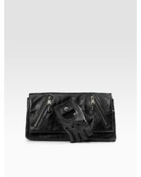 Alexander McQueen | Black Faithful Glove Clutch | Lyst