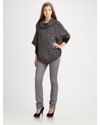 MICHAEL Michael Kors | Gray Cowlneck Poncho | Lyst