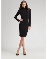 St. John | Black Santana Knit Skirt | Lyst
