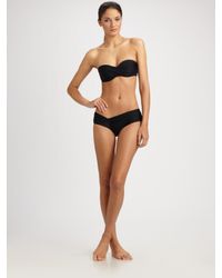 Rosa Cha | Black Cinched Bikini Bottom | Lyst