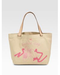 Anya Hindmarch | Natural Small Canvas Ballet Tote | Lyst