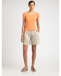 Armani | Orange Featherweight Jersey Tee | Lyst