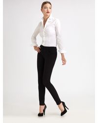 Dolce & Gabbana | Black Stretch Riding Pants | Lyst