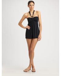 Carmen Marc Valvo | Black Convertible Swim Dress | Lyst