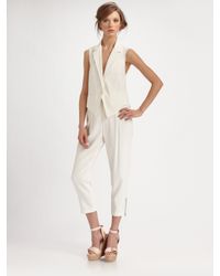 Doo. Ri | White High Waisted Pants | Lyst