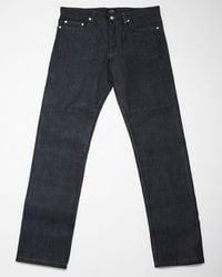 A.P.C. | Blue Raw Rescue Jean for Men | Lyst