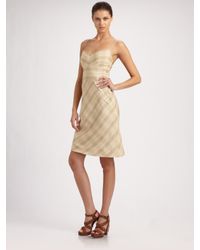 Ralph Lauren Black Label | Natural Winifred Plaid Dress | Lyst