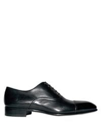 Max Verre | Black Brushed Calfskin Lace-up Shoes for Men | Lyst