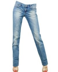 7 For All Mankind | Blue Madonna Stretch Denim Jeans | Lyst
