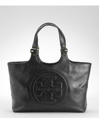 Tory Burch | Black Bombe Burch Tote | Lyst