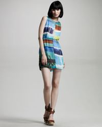 Rag & Bone | Blue Tribeca Photo-print Dress | Lyst