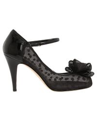 kate spade new york | Black Didi Mesh Pumps | Lyst