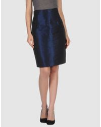Proenza Schouler | Blue Snap Front Skirt | Lyst