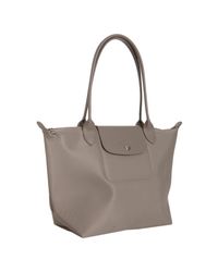 Lyst - Longchamp Argilla Coated Nylon Planetes Small Shopper Tote in Brown