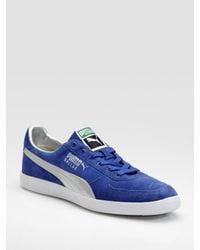 PUMA | Blue Dallas Suede Sneakers for Men | Lyst