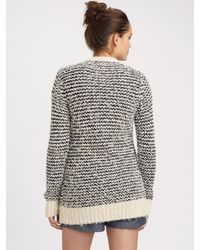 Rag & Bone | Blue Terry Cardigan | Lyst