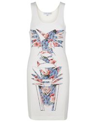 Jonathan Saunders | Multicolor Floral Totem Tank Dress | Lyst