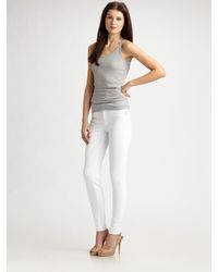 CJ by Cookie Johnson | Joy Denim Leggings/white | Lyst